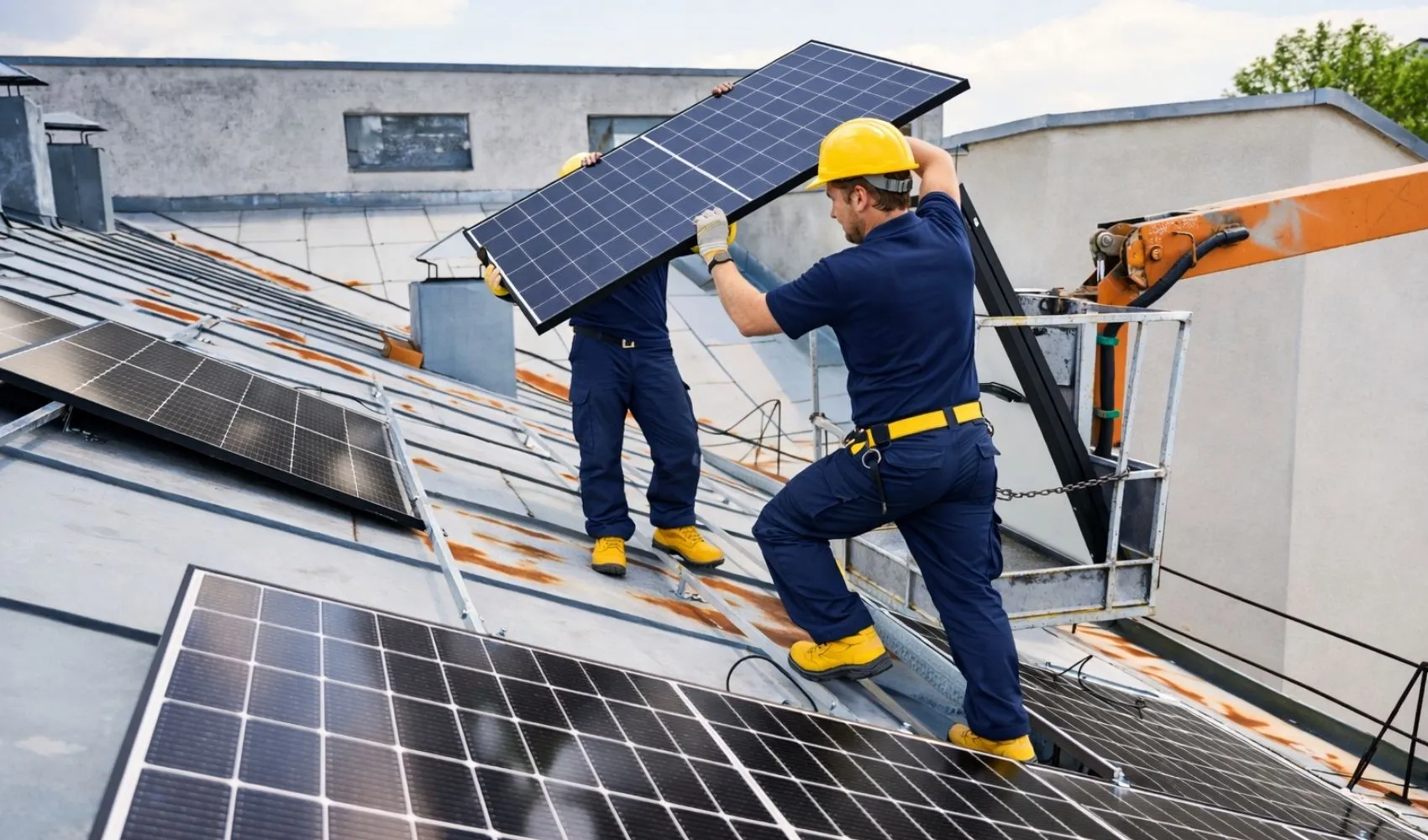 Professional solar panel repair and maintenance by NeighborSun experts in Los Angeles